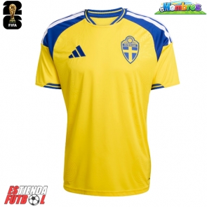 Suecia Primera Equipación Mundial 2026 Manga Corta
